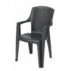 Градински стол антрацит ISCHIA