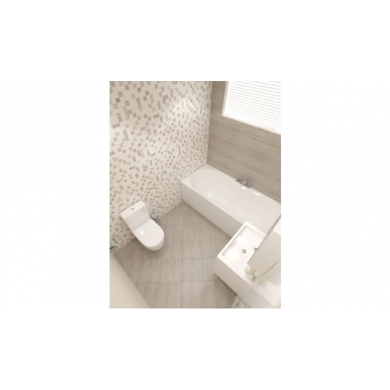 Декор DECORADO TESSILE CUBIK BEIGE 25х50 см