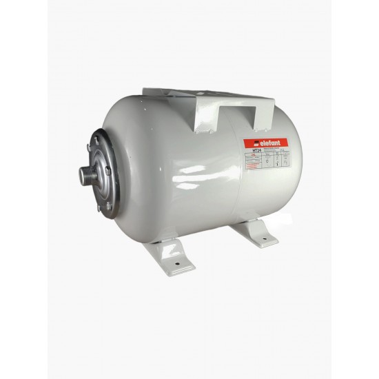 HT24L Разширителен хидрофорен съд ELEFANT, 24 л, 8 бара, 1″, хоризонтален HT24L Разширителен хидрофорен съд ELEFANT, 24 л, 8 бара, 1″, хоризонтален