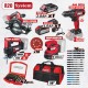 R20 Комплект 4 машини 2Ah 4Ah + 4 RDP-BXS12 R20 Комплект 4 машини 2Ah 4Ah + 4 RDP-BXS12