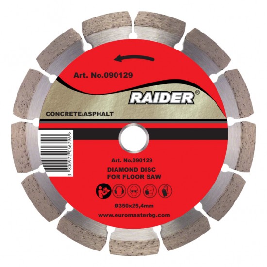 Диск диамантен Ø350x25,4mm за фугорез RDP-FS01