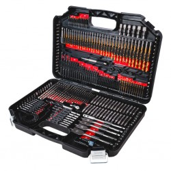 Свредла, битове, боркорони к-т 246бр.