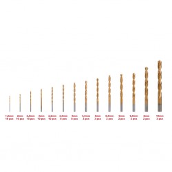 Свредла HSS+TIN 99р. к-т