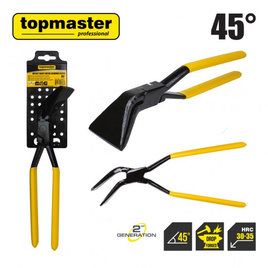 Клещи тенекеджийски извити 45° ТМР