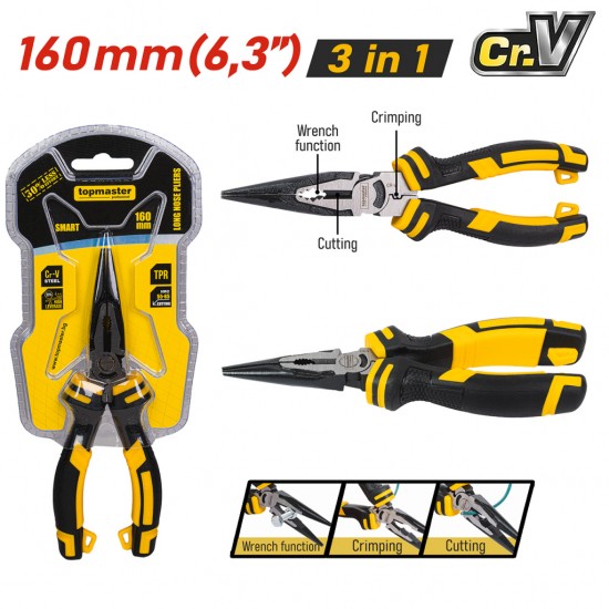 Клещи дългоусти SMART 160mm TMP