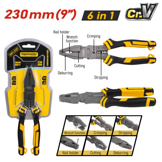 Клещи комбинирани SMART MULTI 230mm TMP