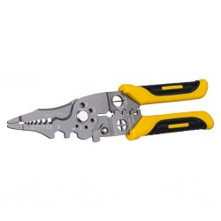 Мулти клещи за почистване на кабелна изол. и кримп.230mm TMP