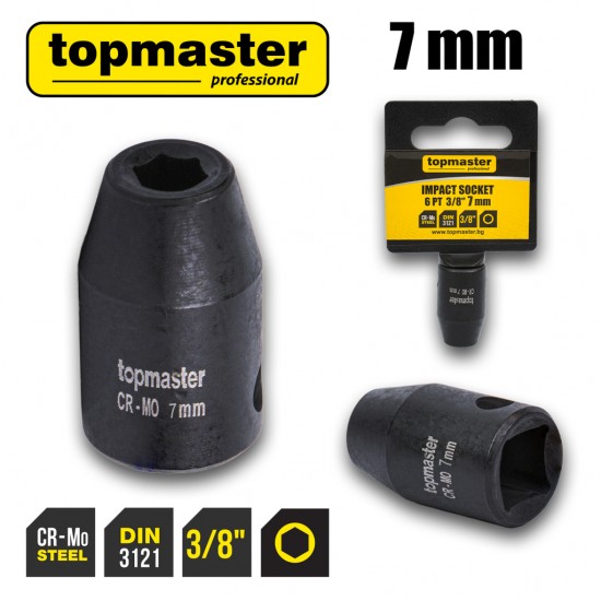 Вложка ударна 6 стенна 3/8