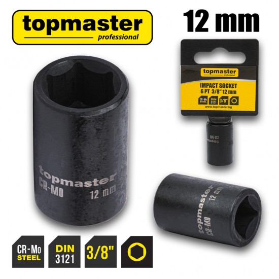 Вложка ударна 6 стенна 3/8