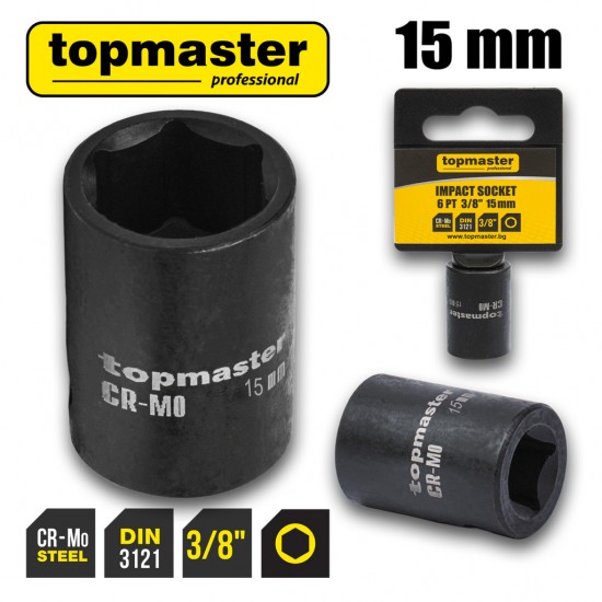 Вложка ударна 6 стенна 3/8