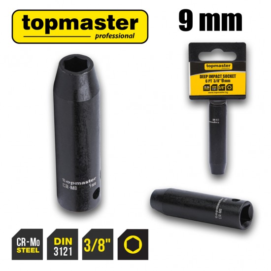 Вложка ударна удължена 6 стенна 3/8