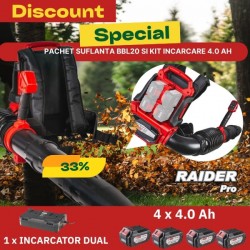 Pachet promo - RDP-BBL20 & Incarcator si 4 baterii 4Ah