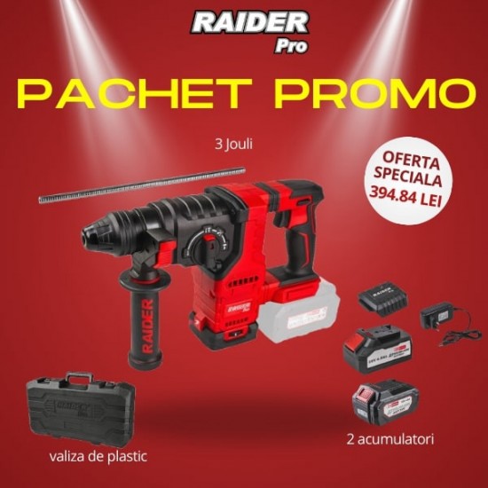 Pachet promo - RDP-BBRH20 & Set incarcator si 2 baterii 4Ah
