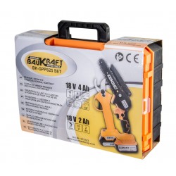 К-т Резачка 18V 150mm&Лозарска ножица 4Ah2Ah куфар BAUKRAFT BK-GPPS25
