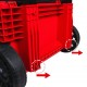 Куфар за инструменти с колела сгъваема дръжка IP65 RDP-MSS1 Куфар за инструменти с колела сгъваема дръжка IP65 RDP-MSS1