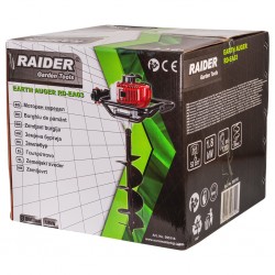 Моторен свредел 1.8kW (2.5hp) 52cc Ø150x820mm RAIDER RD-EA03