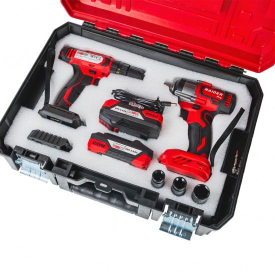 R20 Бормашина & Безч.Гайковерт320Nm2x2AhCaseRDP-PCD20&PBIW20 R20 Бормашина & Безч.Гайковерт320Nm2x2AhCaseRDP-PCD20&PBIW20