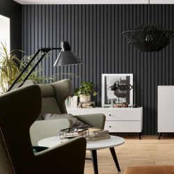 Стенен Панел Linerio М-LINE АНТРАЦИt 3D