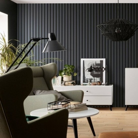 Стенен Панел Linerio М-LINE АНТРАЦИt 3D Стенен Панел Linerio М-LINE АНТРАЦИt 3D