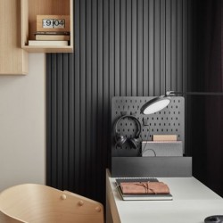 Стенен Панел Linerio М-LINE BLACK 3D