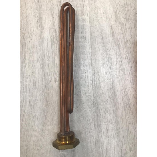 Нагревател 3kW фланец/гайка меден 