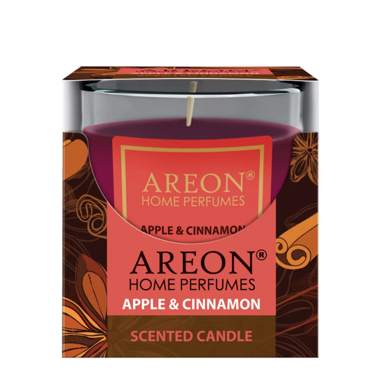 Ароматна Свещ – ябълка и канела 