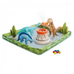 Надуваем център за игра Intex 56132NP Jurassic Adventure 201 х 201 х 36см