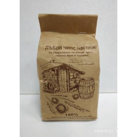 Дъбов чипс /частици/ 0,250кг Дъбов чипс /частици/ 0,250кг
