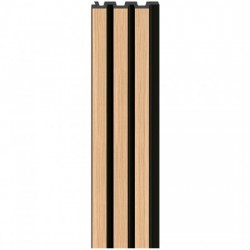 Стенен Панел Linerio М-LINE NATURAL BLACK 3D