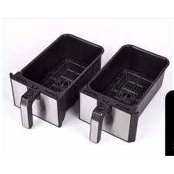 Двоен Airfryer XXL, 8l(2 x 4l), 1700W, 30°C - 200°C JUST PERFECTO JP 1980 BS