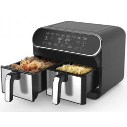 Двоен Airfryer XXL, 8l(2 x 4l), 1700W, 30°C - 200°C JUST PERFECTO JP 1980 BS