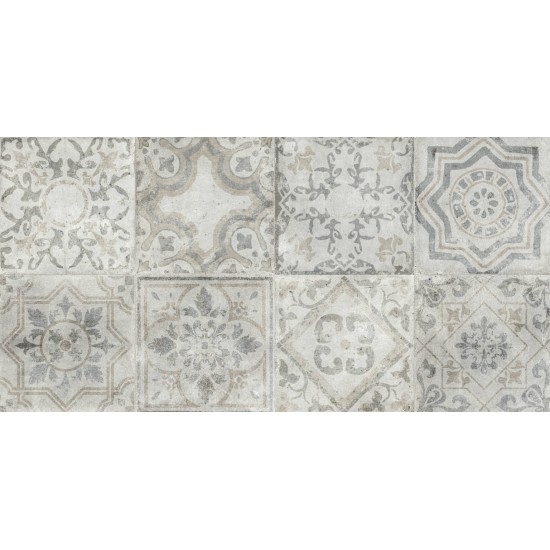 Декор Decorado Kalina gris 25х50 см Декор Decorado Kalina gris 25х50 см