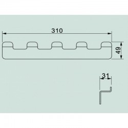 Аксесоар  за баня  » ЕЛИНОР  »  ICA 5553-5