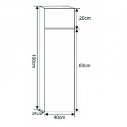 PVC Колона за баня : ICP 4024-2