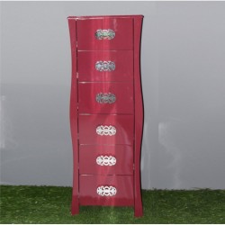 PVC Колона за баня: ICP 4614 RED