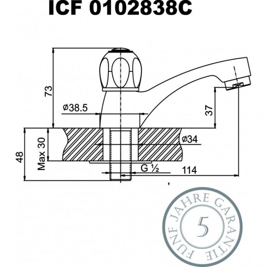 Смесители » КЛИЕР  » ICF 0102838C