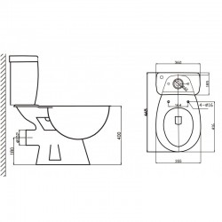 Моноблок  ICC 1072P RIMLESS