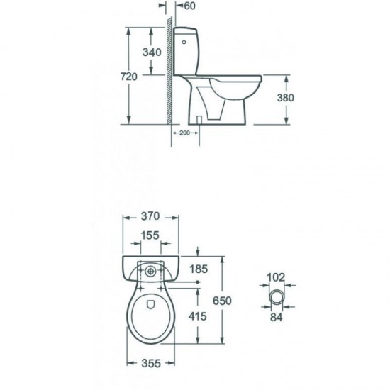 Моноблок ICC 1072S RIMLESS