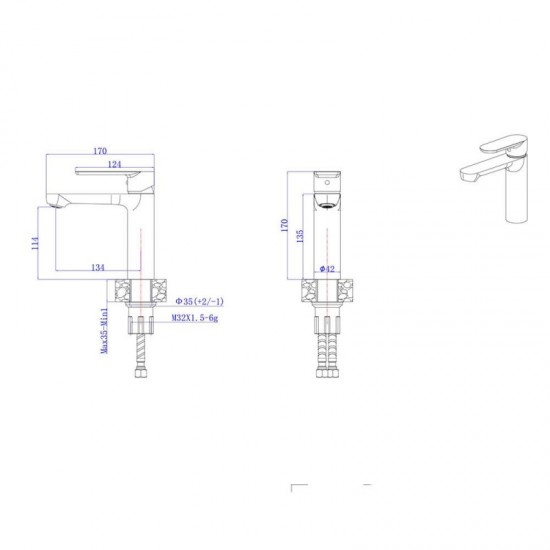 Смесители  ICF 111320BLACK
