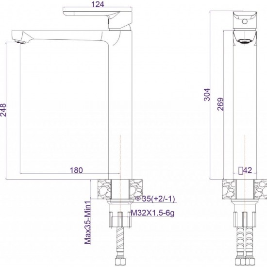 Смесители  ICF 111321GG