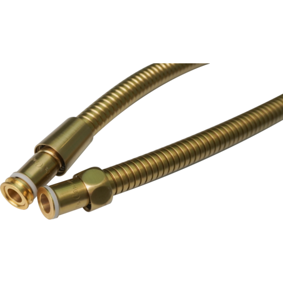 Шлаух за душ ICD 150-180BRUSH GOLD ANTI TWIST
