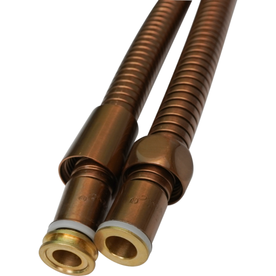Шлаух за душ ICD 150-180BRUSH ROSE GOLD ANTI TWIST