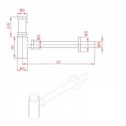 Сифон IC  S - A 184