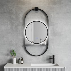 SAVONA BLACK ОГЛЕДАЛО LED 60X120 1943MB