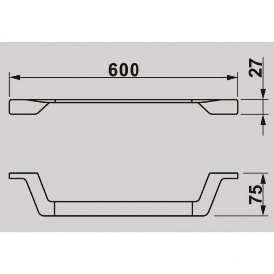 Аксесоар за баня DEBRA ICA  2824BN