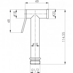 Глава за душ ICH 3024MW