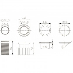 Резервни части ICSP F3153 MOUNTING SET