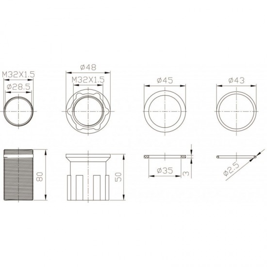 Резервни части ICSP F3153 MOUNTING SET