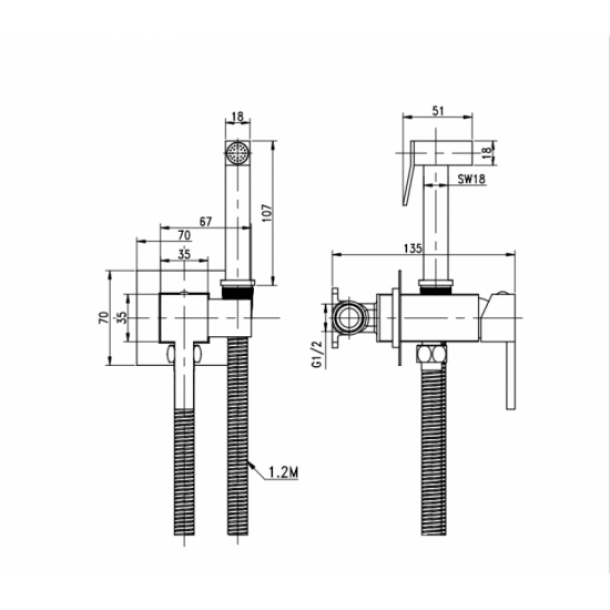 Месингов смесител за вграждане ICF 3313GG