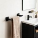 MODENA BLACK MATT ПОСТАВКА ЗА ХАВЛИЯ 30СМ 3824BM